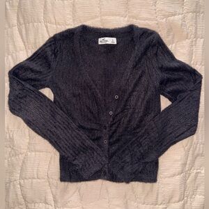 144. Women's Black Cardigan Sweater